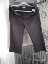 Identic Jeans Baumwolle Schwarz 7/8 Länge Breites Bein Größe M