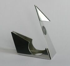 Zack Edelstahl Design Tisch-Skulptur Schwan Serviettenhalter Visitenkartenhalter