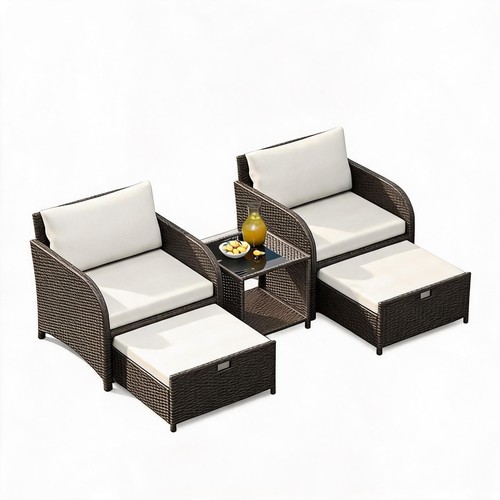 Poly rattan sitzgarnitur - poly,