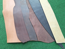 diverse Lederreste Rindsleder