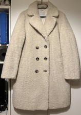 RINO PELLE Teddymantel 42 Cremefarben