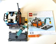 LEGO 60470 Set City Außenposten Gleissegment + Kran Arktis-Polarexpress mit OBA!