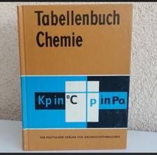 DDR 1980 Tabellenbuch Chemie -