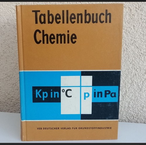 Ddr 1980 tabellenbuch chemie - 1980,