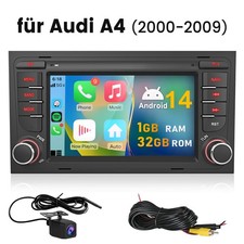 BOSE+KAM Für Audi A4 8E 8H B6 B7 2000-2009 Android14 Autoradio GPS Navi WIFI SWC