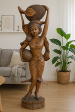 Massive teak figur - massive,