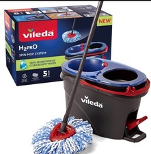 Vileda H2PrO Spin Mop Set Bodenwischer mit Eimer und Zweitanksystem
