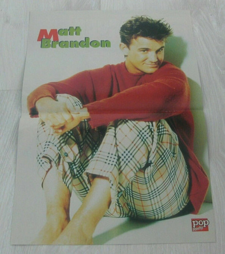 Matt brandon poster 90er - matt,