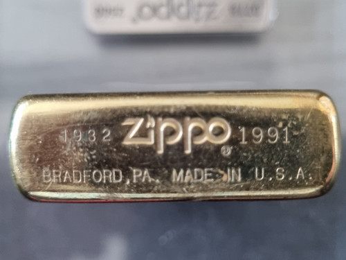 Zippo solid brass messing - solid,