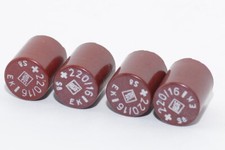 4x Bakelite-Kondensator ROE