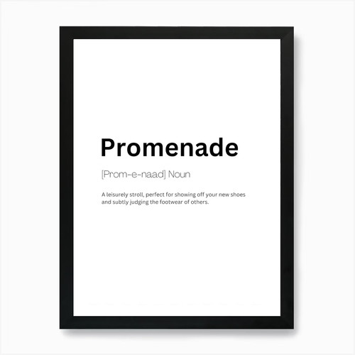 Promenade definition bedeutung - promenade,