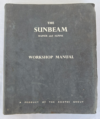 Sunbeam alpine rapier - sunbeam,