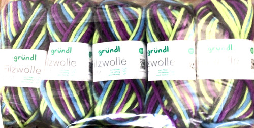 Filzwolle color - (kg/48€),