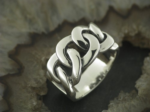 Massiver silberring - massiver,