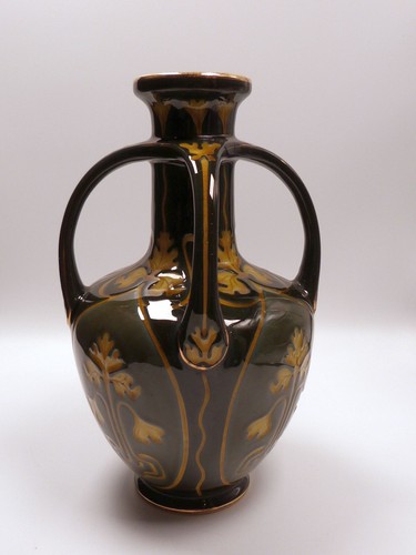 Jugendstil keramik vase - keramik, 4