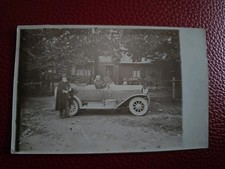 Foto-AK  mit  Auto, vermutlich Protos, gelaufen 1914