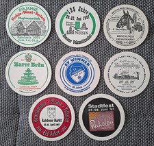 8 Bierdeckel --- Barre Brauerei Lübbecke