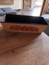 Alte Backform Kuchenform ,Kastenform ,Vintage Shabby Landhaus, Blumenmuster