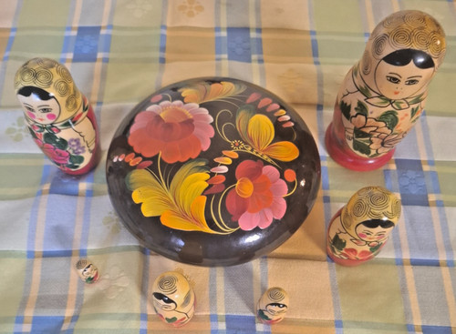 Russische lackdose ussr - lackdose, sowie