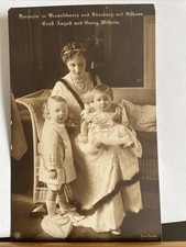 Herzogin zu Braunschweig u. Lüneburg mit Söhnen Ernst August Georg Wilhelm 1916