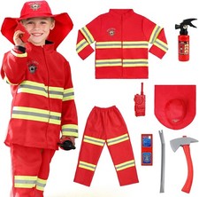 Feuerwehrmann Kostüm Set