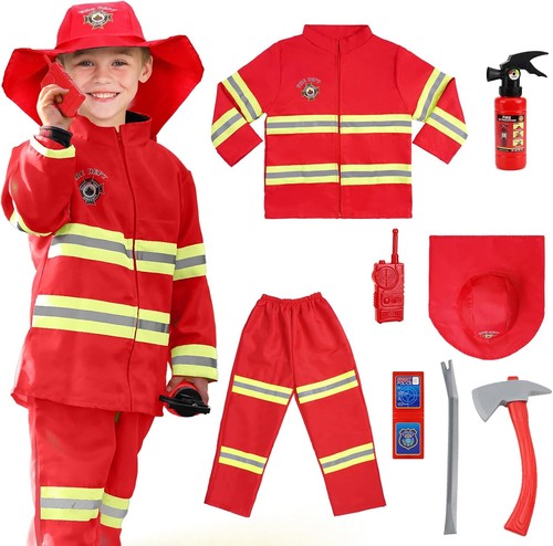 Feuerwehrmann kostüm set - feuerwehrmann,