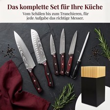 Edelstahl Küchenmesser Set