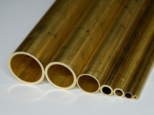 Messing Rohr CuZn37 Ms63 Rundrohr Rundprofil Profil Hohlprofil, Stab Stange