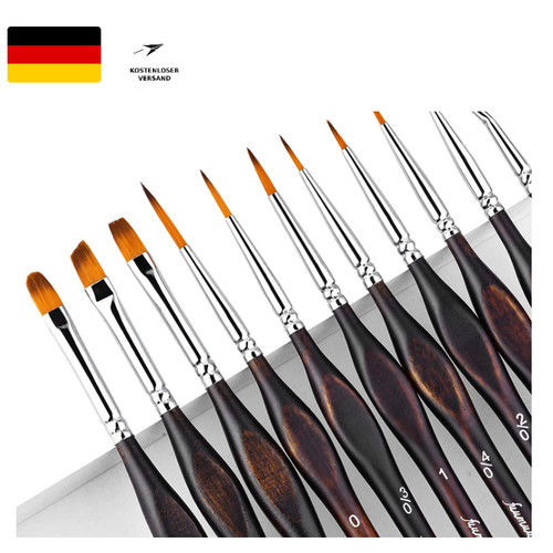 Pinselset detailarbeit acryl - pinselset,