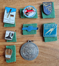 8x Abzeichen Wintersport