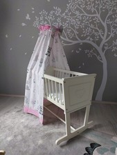 Baby Wiege Vollholz Schaukelwiege Babybett
