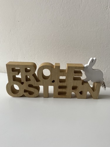Holz deko aufsteller frohe - aufsteller,