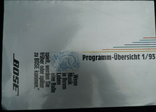 BOSE PROSPEKT, SEITEN 12,AUS