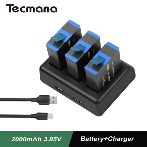 2000mah akkus ladegerät - 3x, akkus+ladegerät