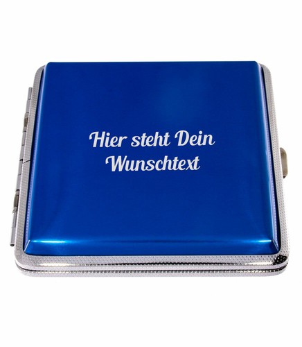 Zigarettenetui 20er blau