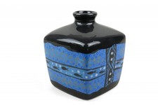 AUSSERGEWÖHNLICH SCHÖNE KERAMIK STUDIO VASE MIT TOLLER GLASUR - MONOGAMMIERT