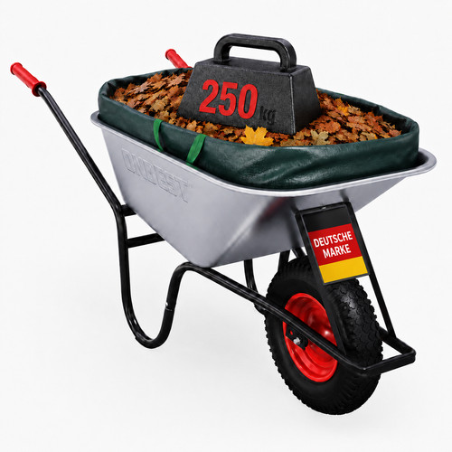 Schubkarre mit gartensack - schubkarre, 250