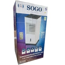 SOGO 3-in-1 Luftkühler mit LED-Display – Kühlung Befeuchtung Luftreinigung Klima