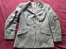 Ed Meier Huckle Hurst Gorringe Tracht. Jacke. Blazer. Gr. 42. Wolle. Grau.