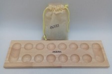 Jaques London luxury Mancala mit 48 sehr schönen farbigen Spielsteinen