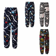 Mädchen Jungen Pumphose Haremshose Cartoon gedruckt elastische Bund Lässig Hose