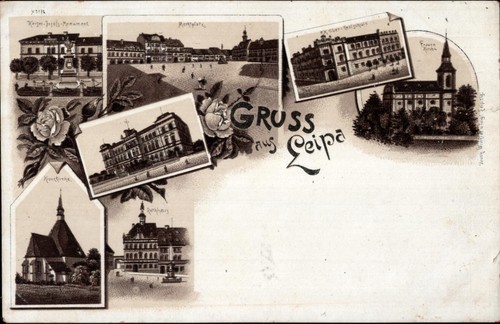 Gruss aus leipa litho - gruss,