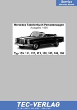 Mercedes tabellenbuch typ 105 - mercedes,