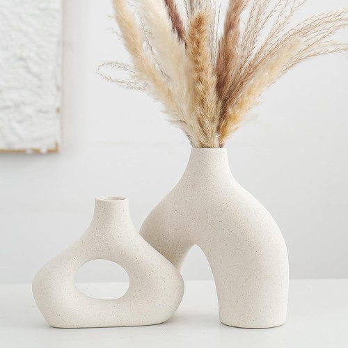 Keramikvase 2er set - 2er-set, beige