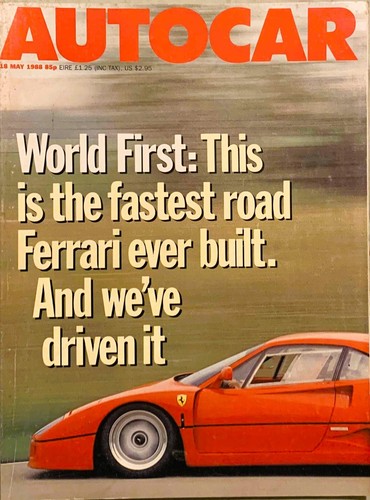 Autocar magazine may - autocar, 18-may-88