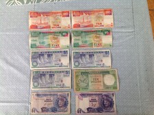 10 Banknoten 45 Dollars