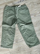 Grüne Capri-Hose,  Größe 38