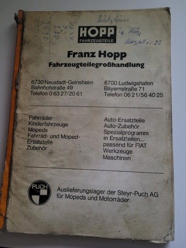 Hopp fahrzeugteile puch - fahrzeugteile,