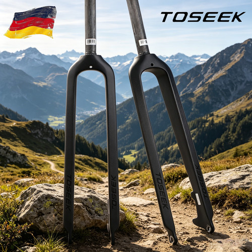 Toseek kohlefaser fahrradgabel - kohlefaser,