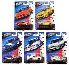 Hot Wheels BMW M 2025 Set M1 M2 M3 M4 M5 E30 E39 F87 F82 E26 1:64 Modellauto 1-5